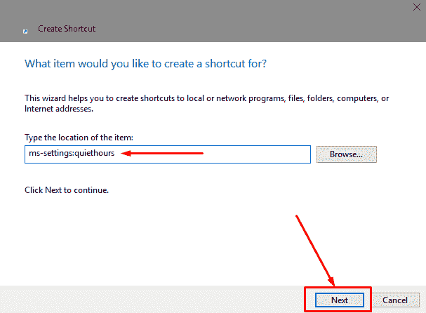 How to Create Focus Assist Desktop Shortcut in Windows 10 image 2
