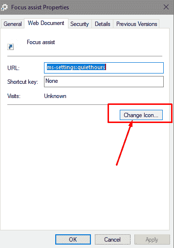 How to Create Focus Assist Desktop Shortcut in Windows 10 image 5