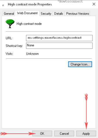How to Create High Contrast Mode Shortcut in Windows 10