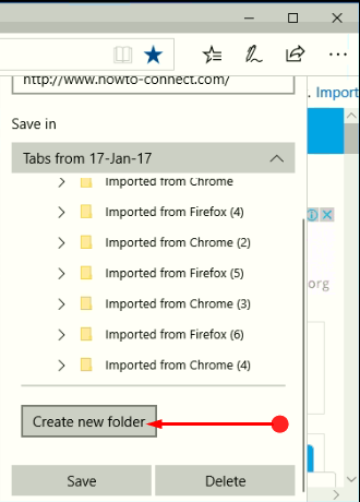 How to Create New Folder in Favorites on Edge Browser Image 3