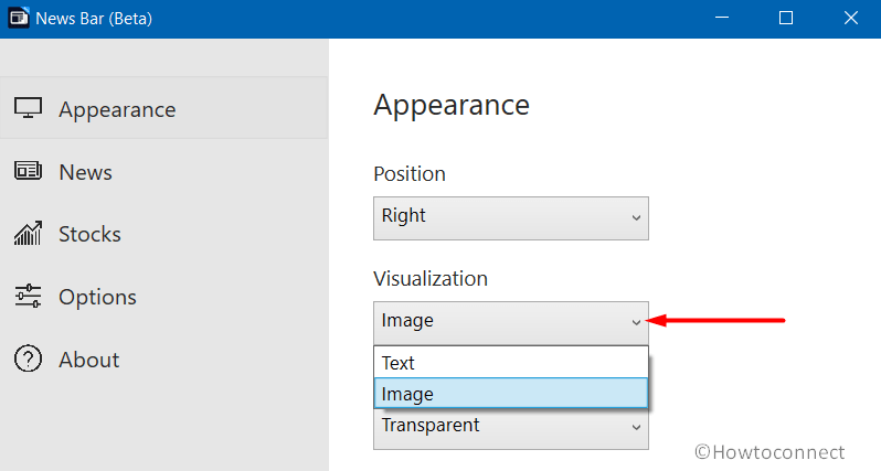 How to Customize Visualization of News Bar App Image 4