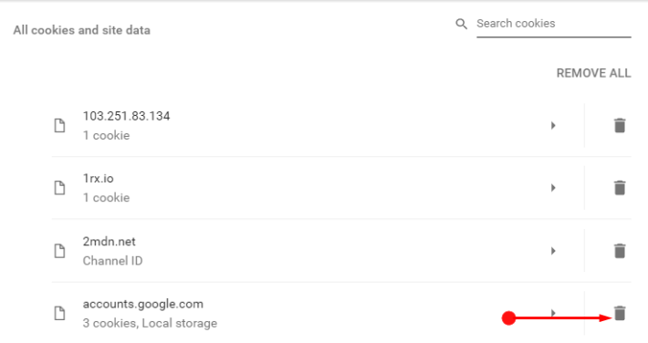 How To Delete Cookies For Current Site In Chrome