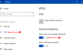 How to Disable Enable Allow VPN Over Metered Networks on Windows 10 Pic 1