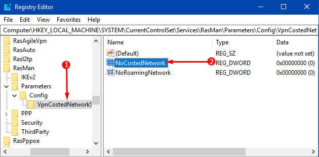 How to Disable Enable Allow VPN Over Metered Networks on Windows 10 Pic 2