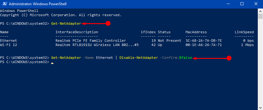 How to Disable Ethernet Network Connection in Windows 10 Pic 10