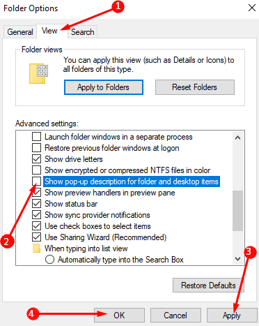 How to Disable Infotip in Windows 10 img 2