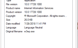 How to Disable and Fix w3wp.exe in Windows 10