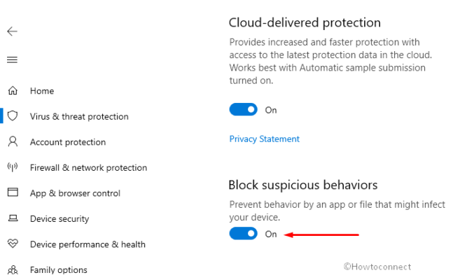 Suspicious Spectrum Block How to Disable or Enable Block Suspicious Behaviors on Windows 10