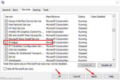How to Disable or Enable IP Helper Service in Windows 11 or 10 [iphlpsvc]