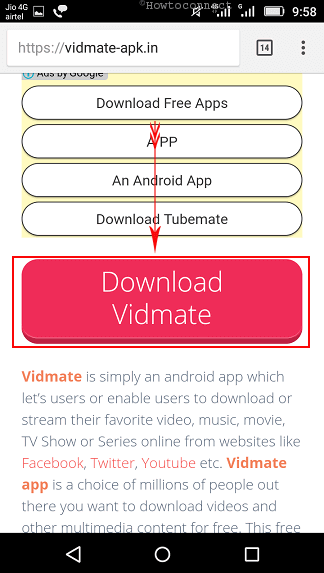 How to Download YouTube Videos Through Vidmate APK Pic 4