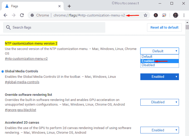 How to Enable Chrome Colors menu for New Tab page Customization image 2