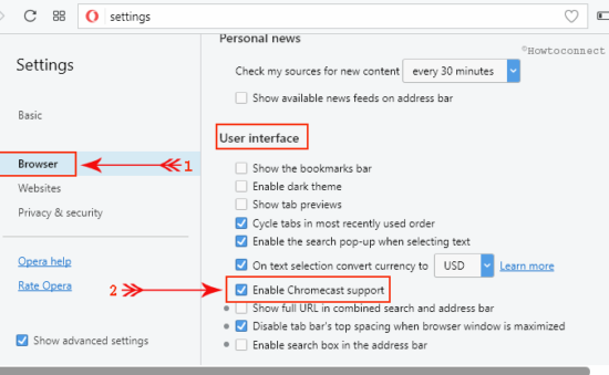 How to Enable Chromecast Support in Opera pic 2