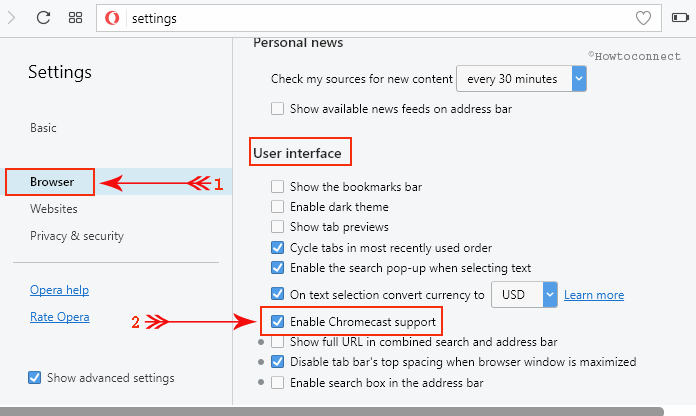 How to Enable Chromecast Support in Opera pic 2