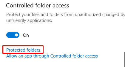 How to Enable Controlled Folder Access in Windows 10 image 3