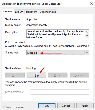 How to Enable Disable Application Identity Service in Windows 11 or 10 image 3