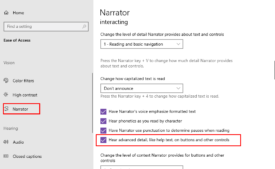 How to Enable Narrator Auto Read Advanced Info in Windows 10 image 2