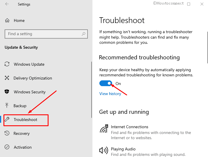 How to Enable Recommended Troubleshooting in Windows 10 image 3
