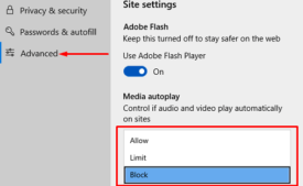 How to Enable or disable Autoplay Videos In Microsoft Edge Browser Pic 2