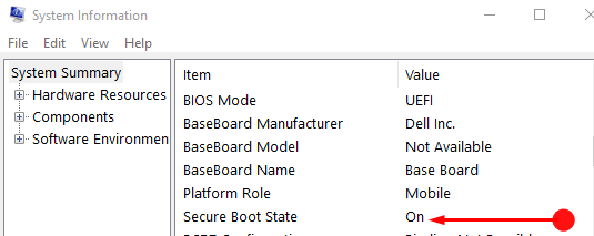 How to Find if Secure Boot is Turned on or Off in Windows 10 image 4