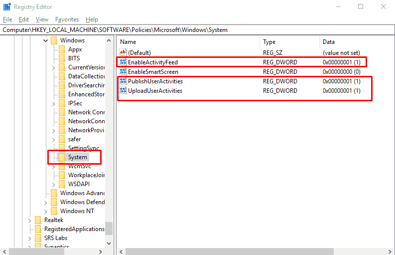 How to Fix Timeline fails to Work in Windows 10 image 5