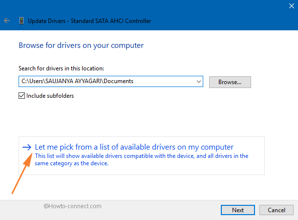 standard sata ahci controller driver missing