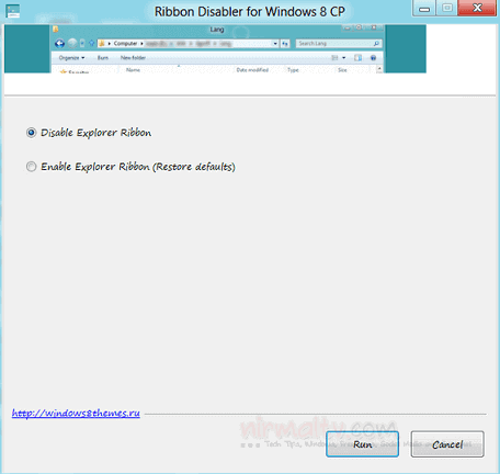 How to Hide Windows Explorer Ribbon Permanently in Windows 8 image 6