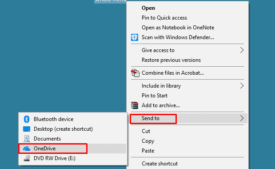 How to Include OneDrive in Send to Menu in Windows 11 or 10 pic 9