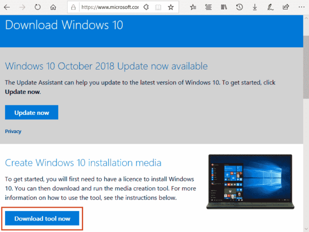 How to Install 1809 Windows 10 October 2018 Update from USB