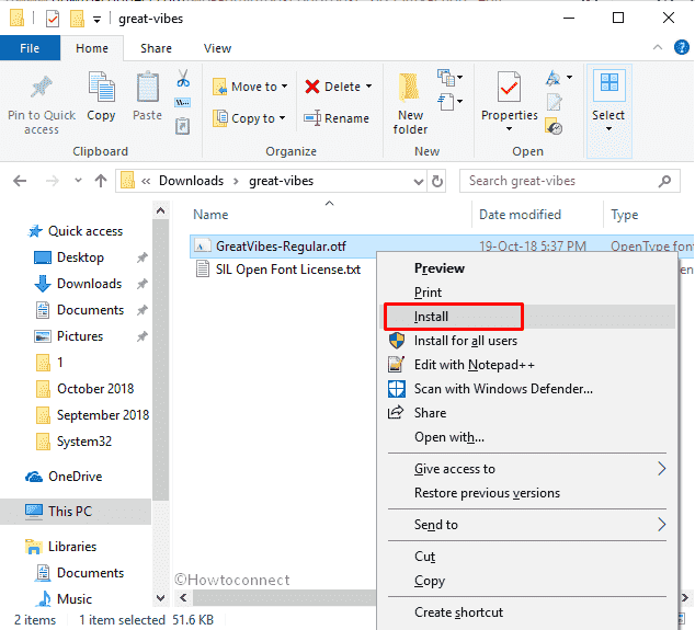 How to Install OTF Font on Windows  11/10 image 5