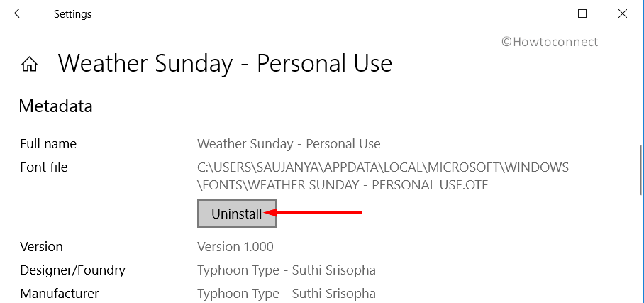 How to Install, Remove, Show, Hide Fonts Image 3