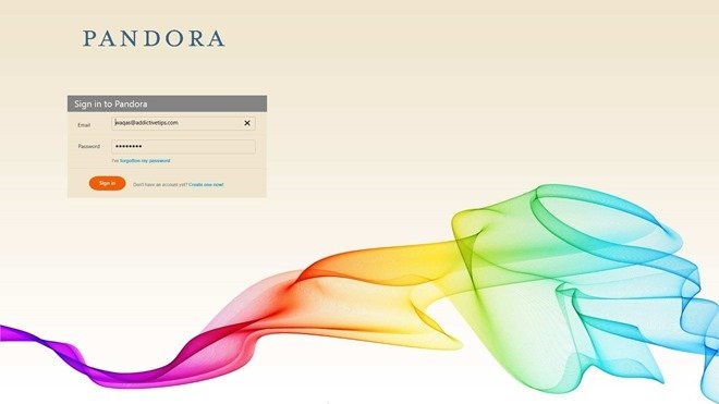 How to Install and Access Pandora Windows App in Windows 8 image 4