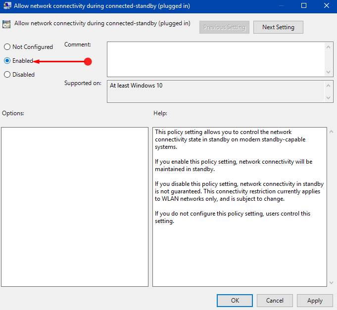 How to Keep Internet Connection Active When in Sleep Mode on Windows 10 Image 2