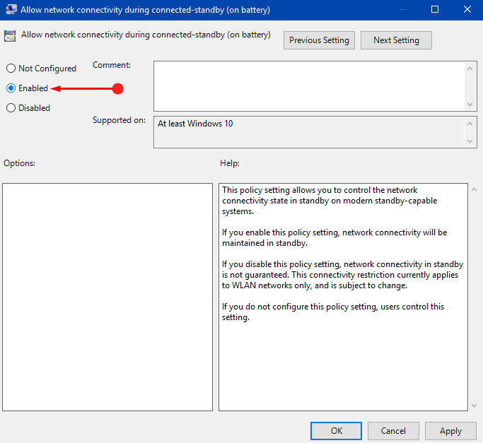 How to Keep Internet Connection Active When in Sleep Mode on Windows 10 Image 4