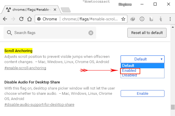 How to Make Scroll Anchoring Enabled on Chrome