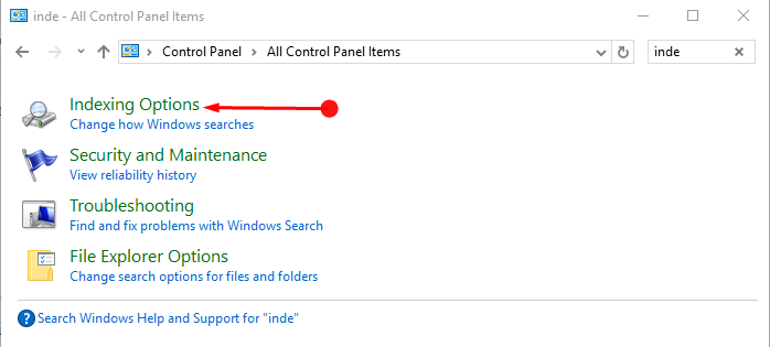 How to Manage Windows 10 Indexing pic 1