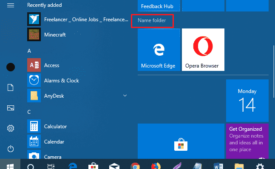 How to Name your Folder on Start Menu in Windows 10 image 4