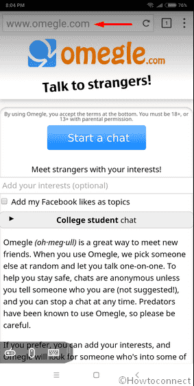 Cam chrome on not omegle working Integrated webcam