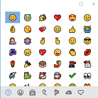 How to Open Emojis Panel Using Keyboard in Windows 10 photo
