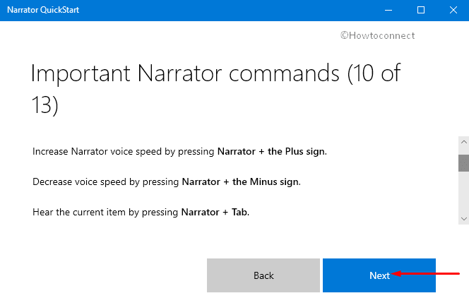 How to Open and Use Narrator QuickStart Guide in Windows 10 Pic 9