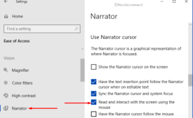 How to Read and Interact with the Screen using the Mouse in Windows 10 Pic 3