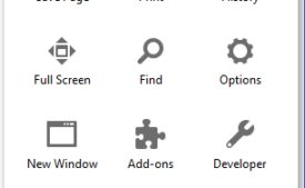 How to Rearrange Tools on Open Menu in Firefox Pic 1