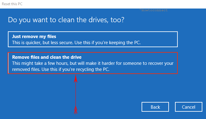 How to Reformat Windows 10 remove files and clean drive