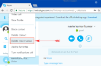 how to delete skype history on android phone how to delete skype history on android phone