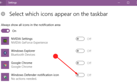 How to Remove Windows Defender Security Center Icon From Taskbar System Tray image 5
