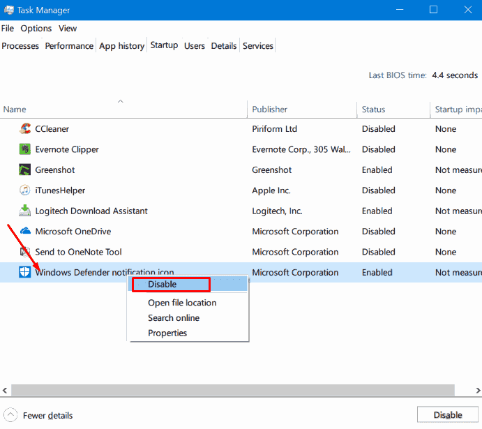 remove windows defender from taskbar remove windows defender from taskbar