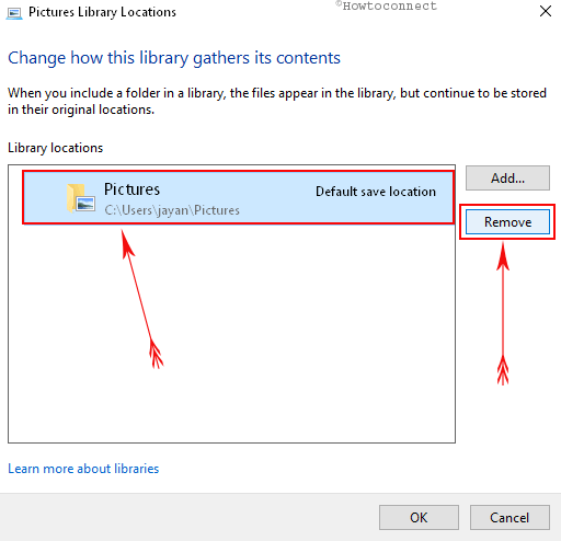 How to Remove an Existing folder from Library in Windows 10 Pic 9