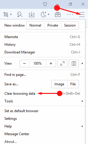 How to Reset Cookies and Cache on Maxthon Browser pic 1