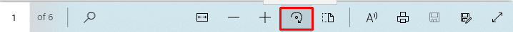 How to Rotate screen on PDF on Microsoft Edge