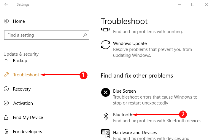 How to Run Bluetooth Troubleshooter in Windows 10 picture 2