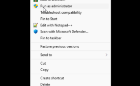 How to Run Program as administrator in Windows 11